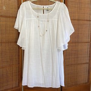 White Linen Dress